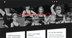 Desktop Screenshot of kulturregen.de